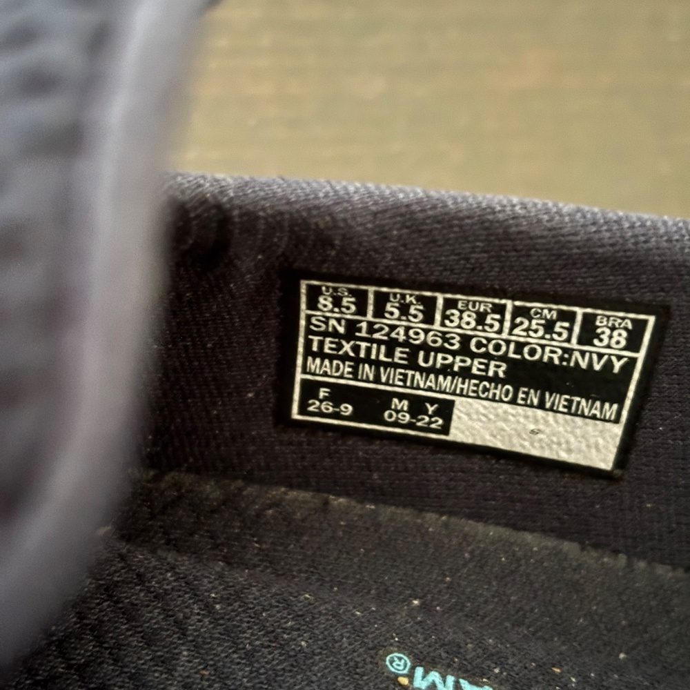 Skechers Navy Blue Slip-Ins Womens Sneakers - Picture 5 of 7